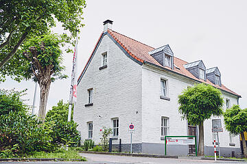 Das Johanniter-Stift Köln-Heuserhof denkmalgeschützte Gebäude.