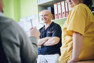 Besprechung im Team 