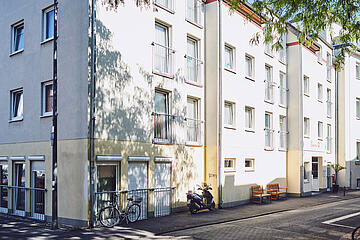 Vorderansicht des Johanniter-Stift Köln Ehrenfeld.
