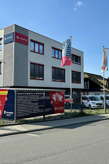 Außenansicht Gebäude Regionalgeschäftsstelle Buseck