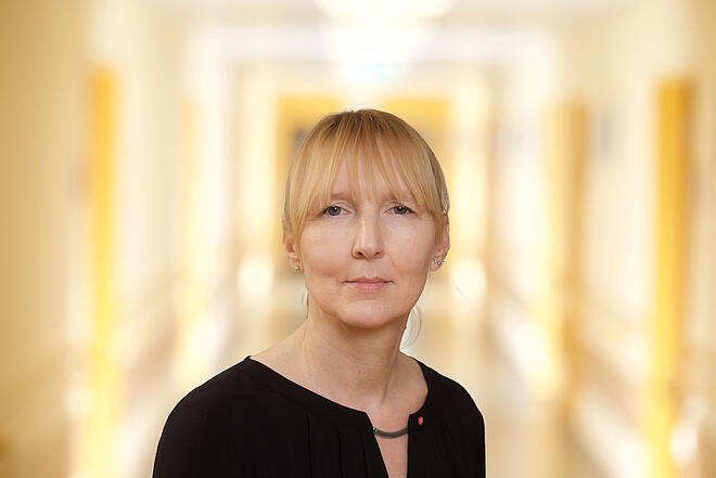 Frau Brandstätter, Pflegedienstleitung