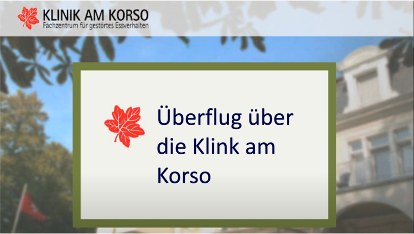 Video: Überflug des Geländes der Klinik am Korso für Essstörungen in Bad Oeynhausen, NRW