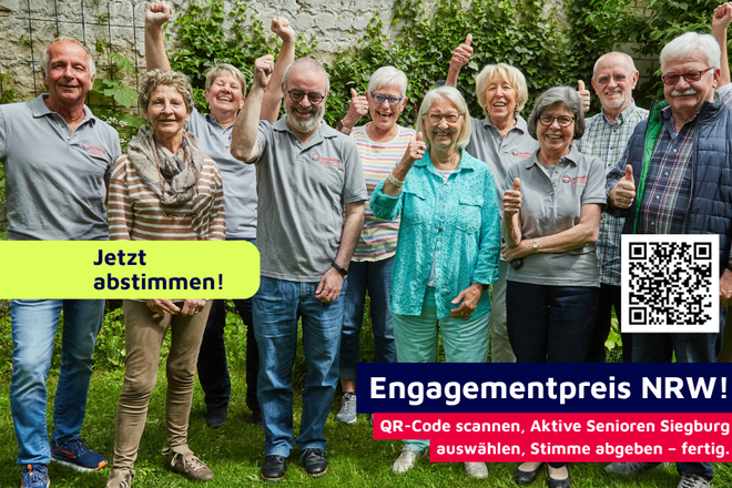 Aktive Senioren Siegburg beim Engagementpreis NRW