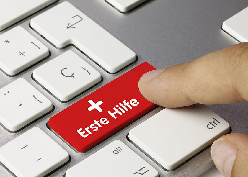 Enter Taste auf einer Tastatur